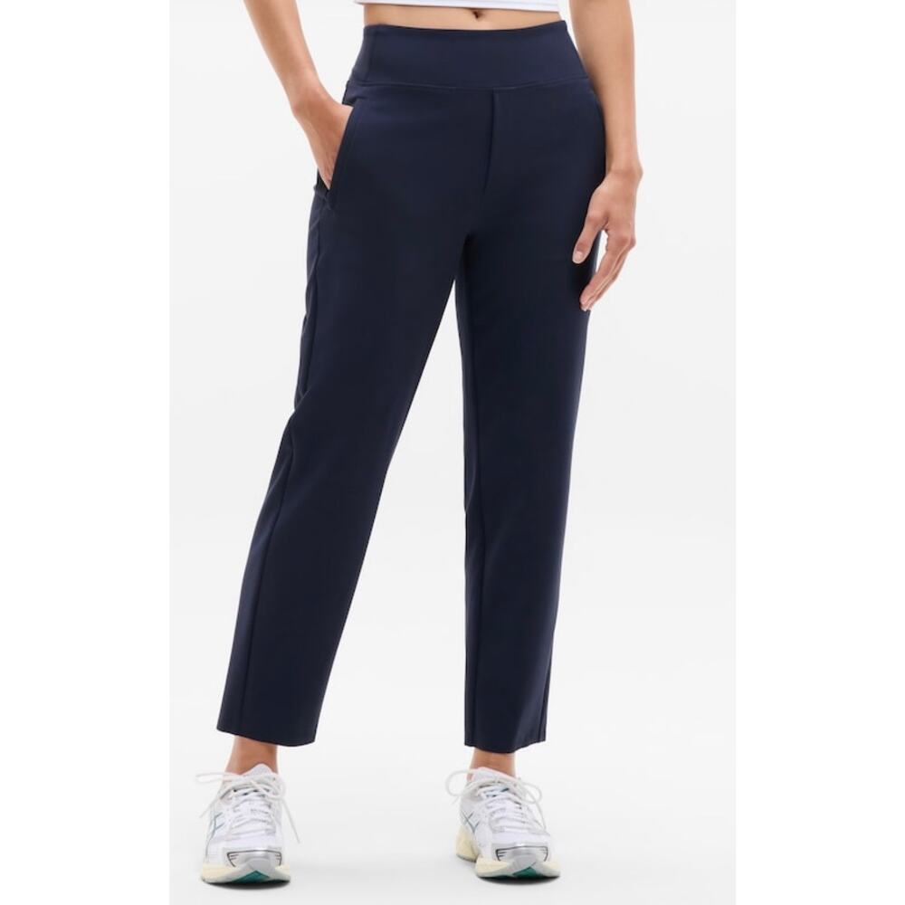 Athleta Endless High Rise Pant Navy | Size 6 | Slim Work Travel Pant